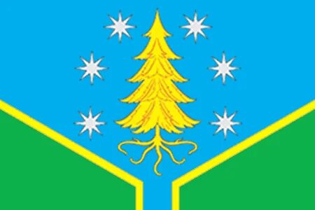 Флаг муниципального образования Должниковское сельское поселение.